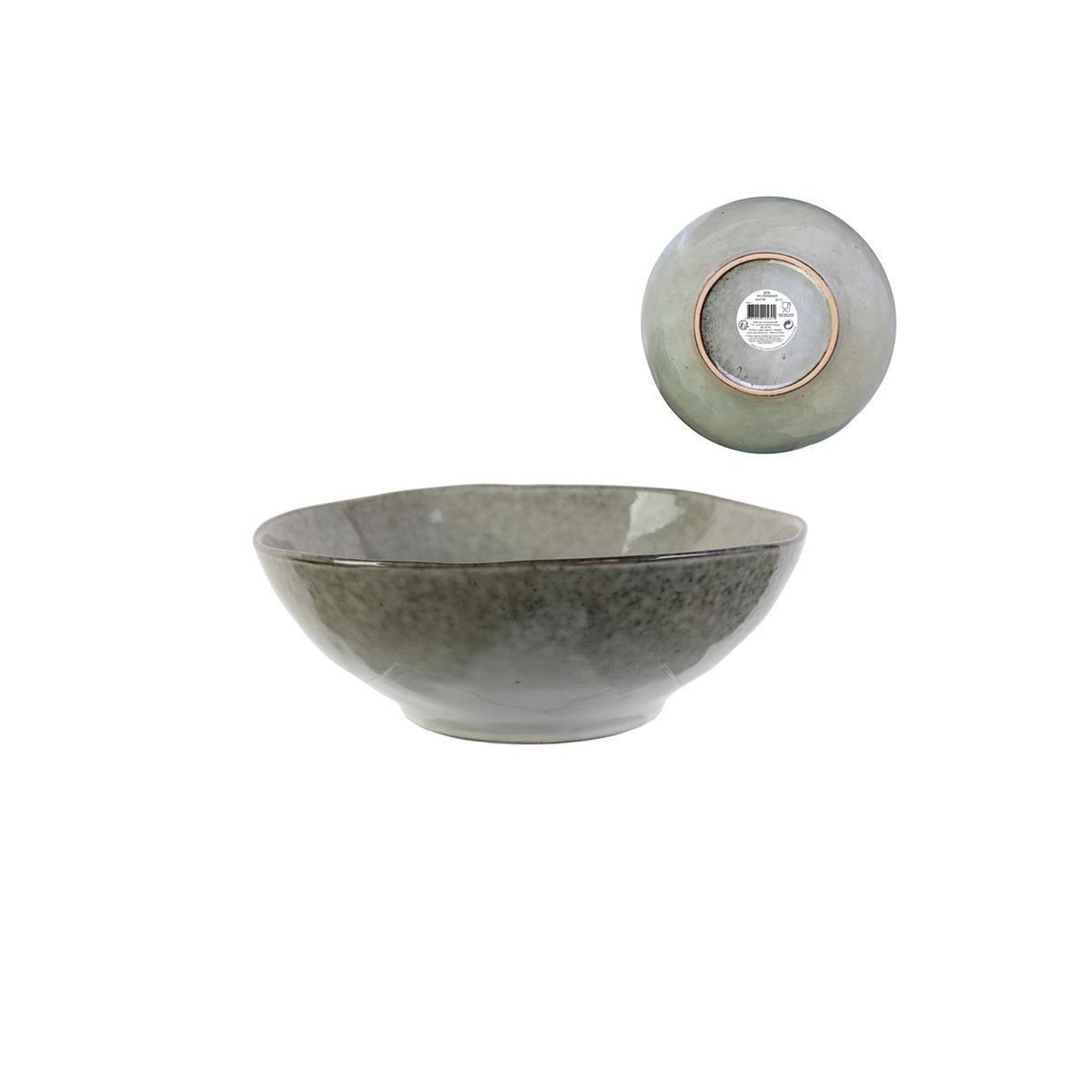 Voir la diapositive 3 : The Home Deco Factory Lot de 6 bols  au grès du temps  19cm gris