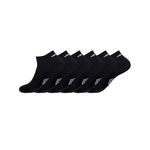 UMBRO Lot de 6 Paires de Chaussettes Sneackers Homme Taille 43/46. Coloris disponibles : Noir