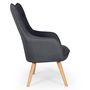 Voir la diapositive 4 : Paris Prix Fauteuil Scandinave  Aimee  67cm Gris Foncé