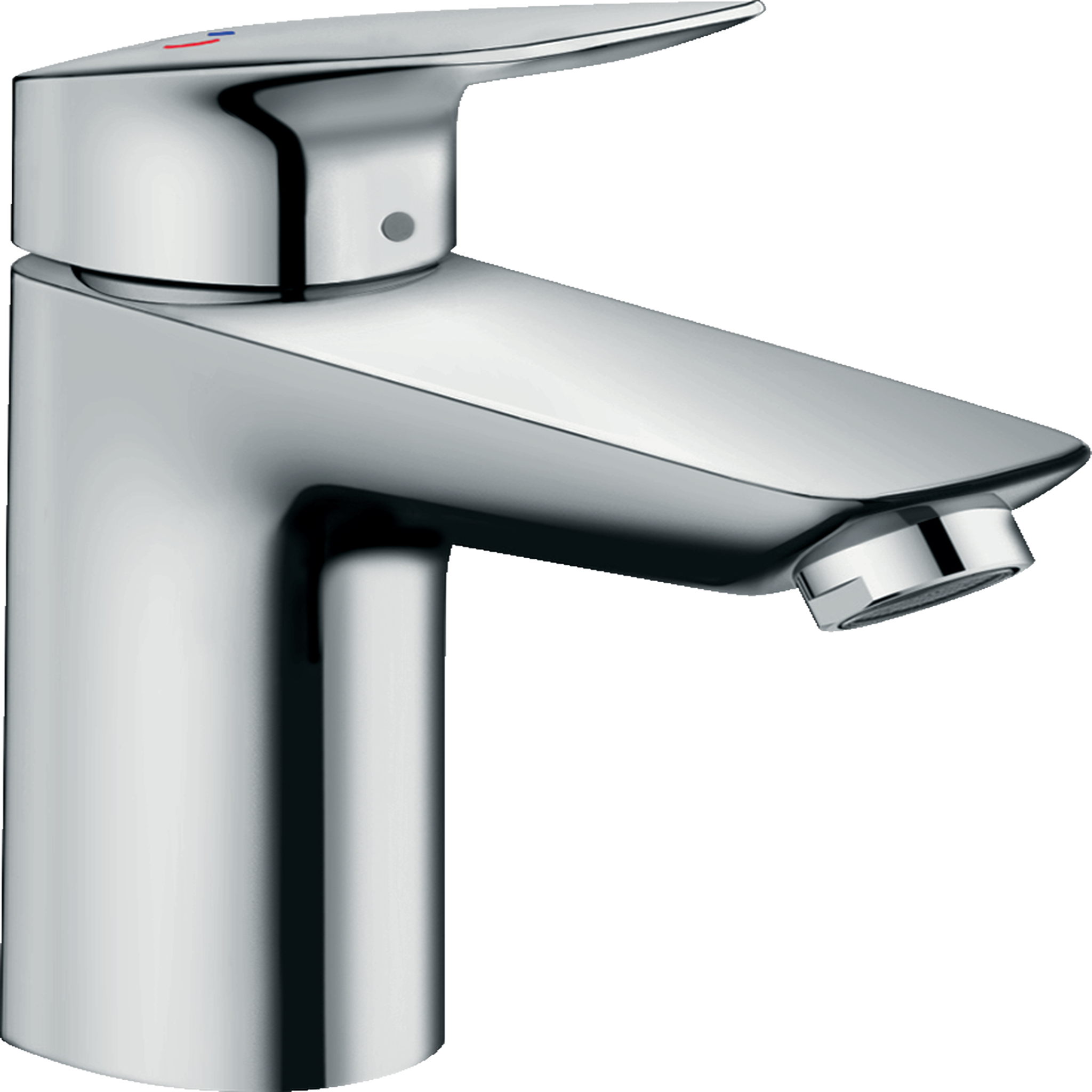 Hansgrohe Logis mitigeur lavabo 100 ch3 coolstart avec tirette et vidage synthétique