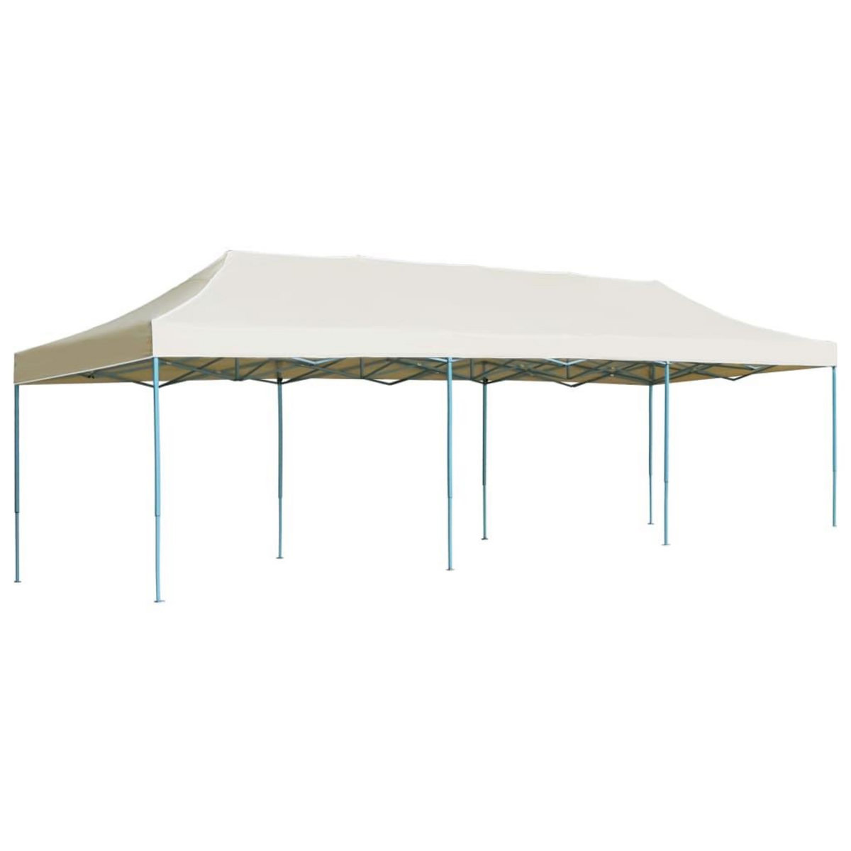 VIDAXL Tente de reception pliable escamotable 3x9 m creme