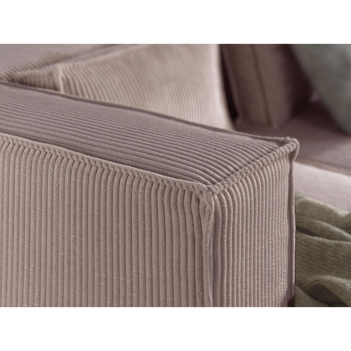 LISA DESIGN Stella - canapé panoramique en u - 7 places - en velours côtelé