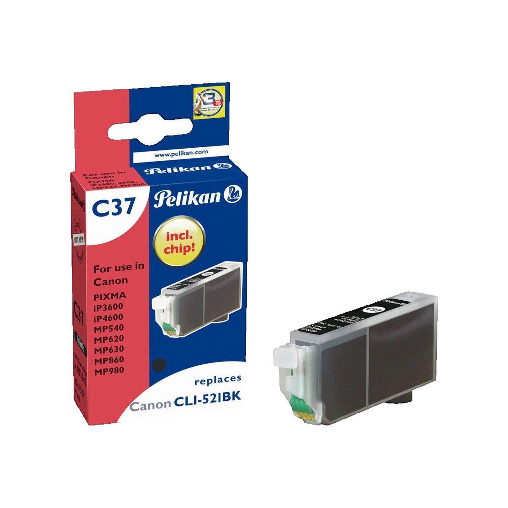 Pelikan Cartouche d'encre Pelikan C37 noir