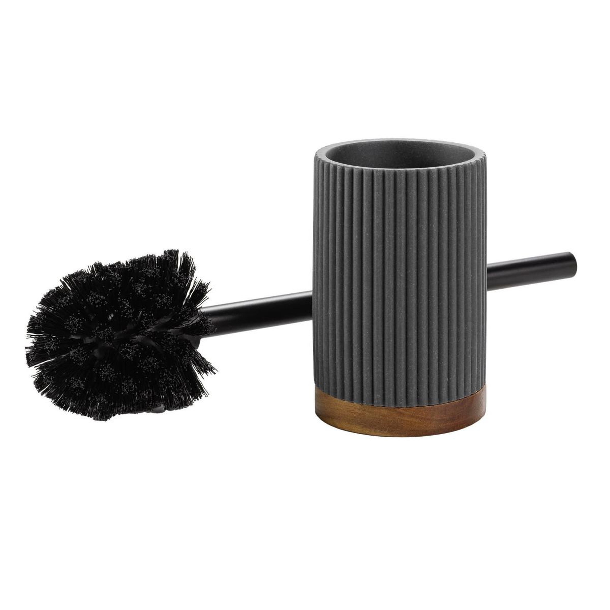 Voir la diapositive 2 : Douceur d'Intérieur Brosse wc design  niagara  38cm anthracite