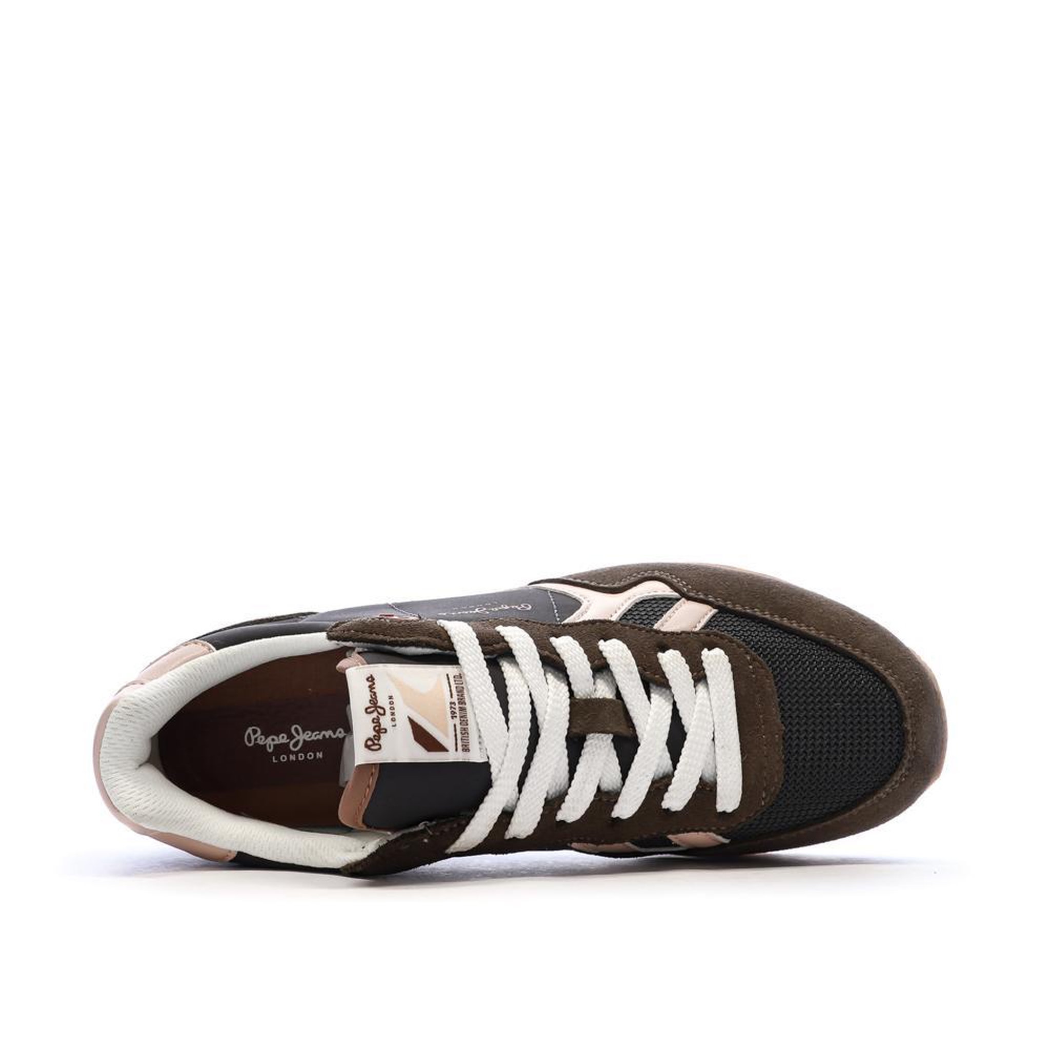 Voir la diapositive 4 : Pepe Jeans Baskets Marrons Homme Pepe jeans Brit Jump