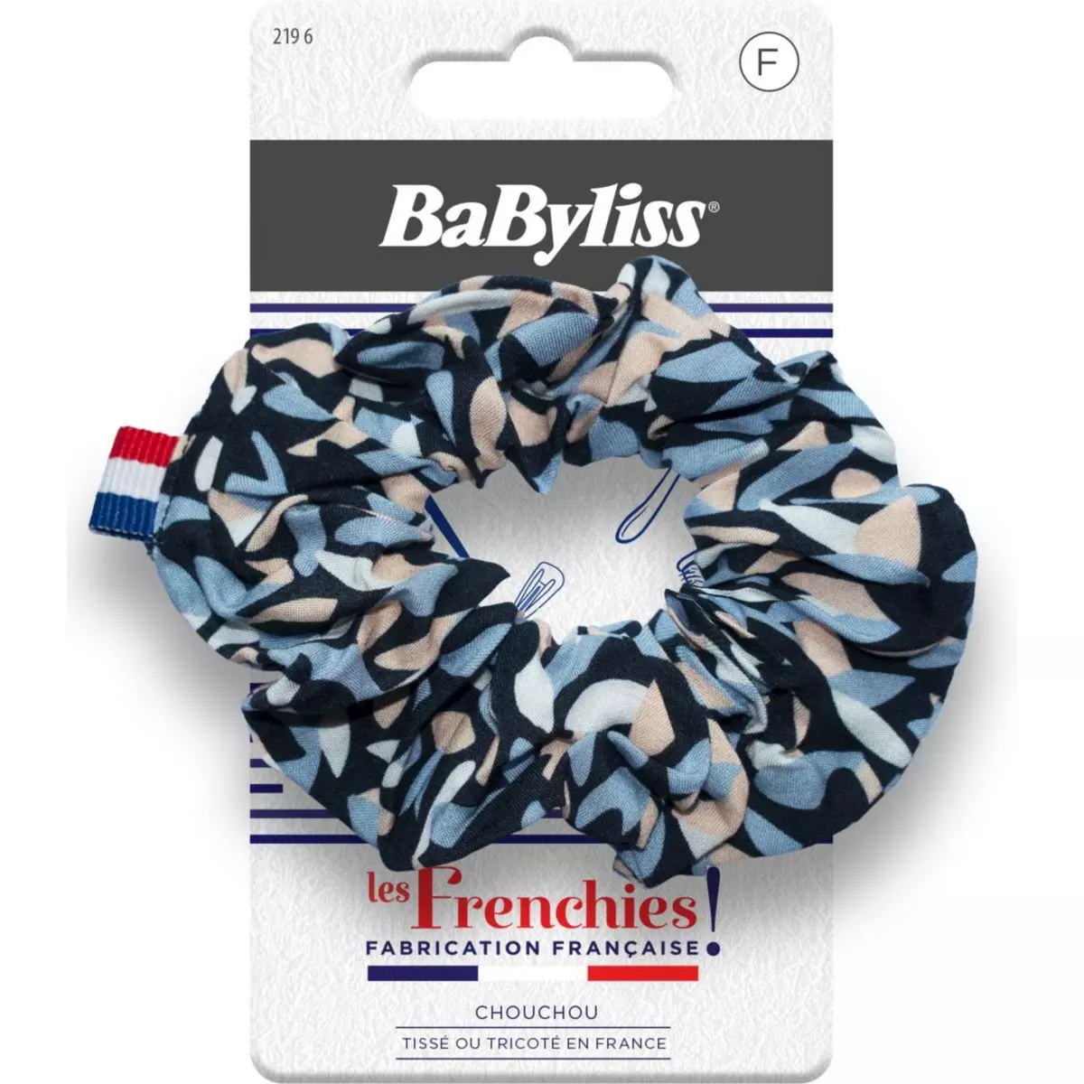 BABYLISS Elastique Chouchou marine, Made in France
