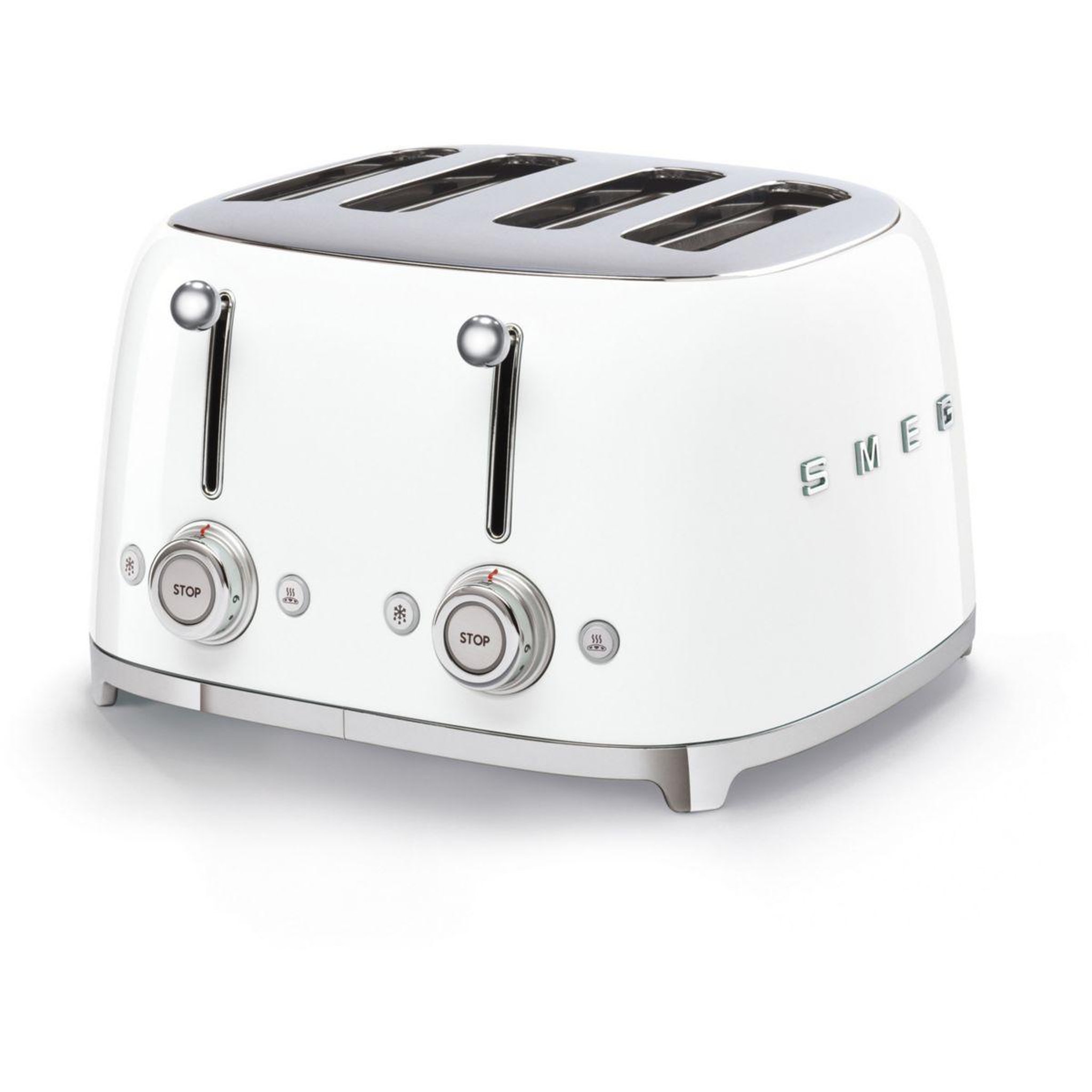 SMEG Grille-pain tsf03wheu blanc