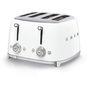 Voir la diapositive 1 : SMEG Grille-pain TSF03WHEU Blanc