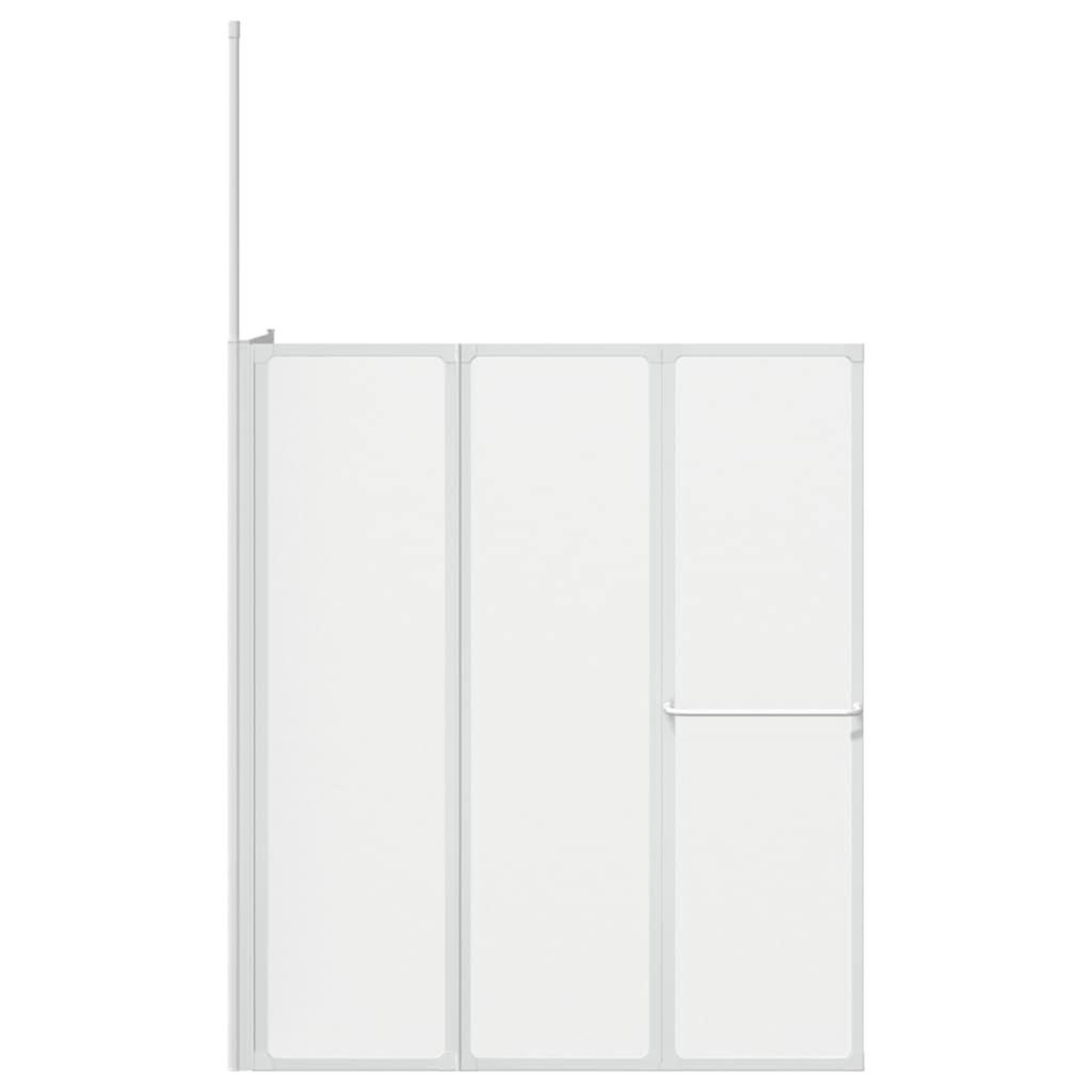 Voir la diapositive 4 : VIDAXL Pare baignoire en l 70x120x137 cm 4 panneaux pliables