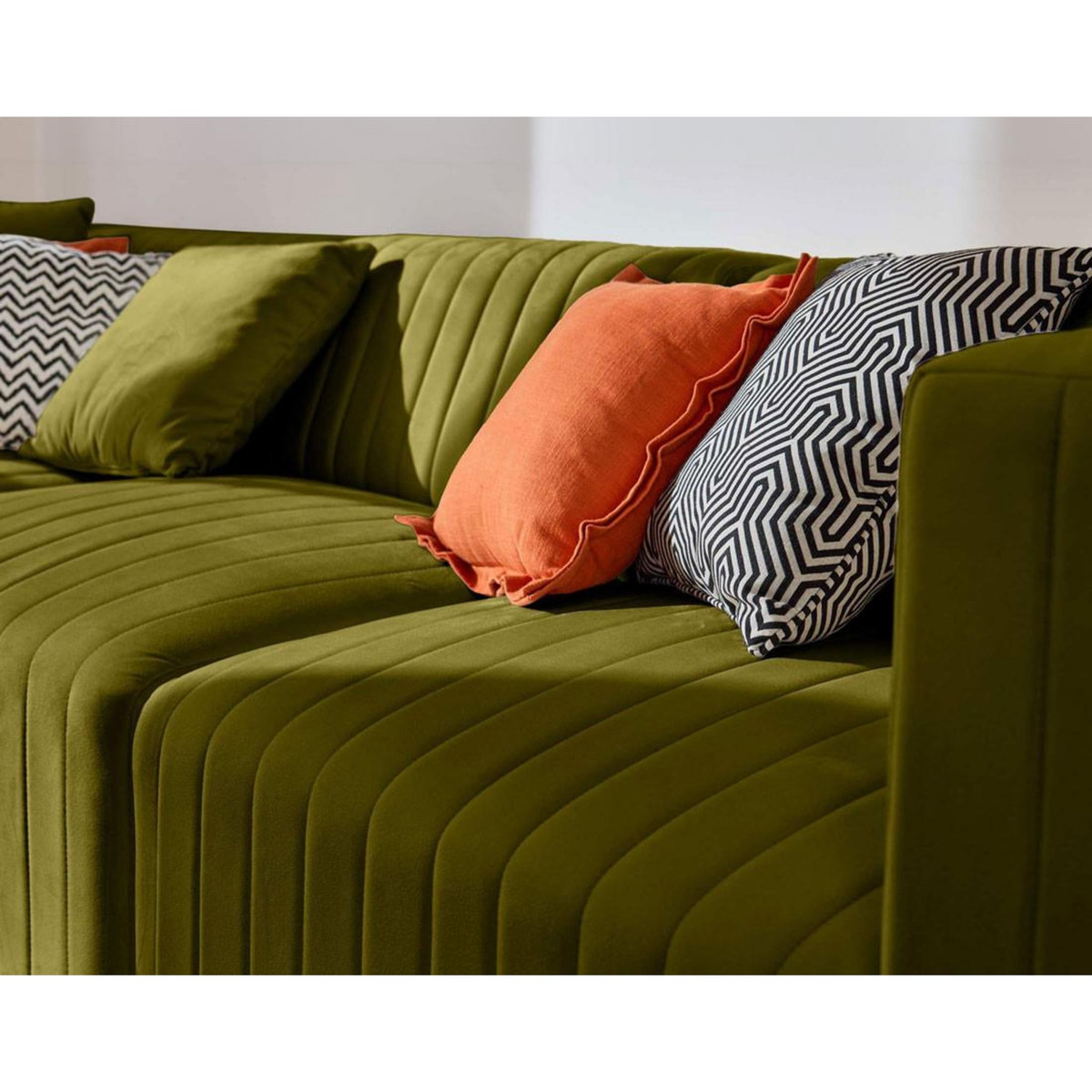 LISA DESIGN Nova - canapé modulable 3 places - en velours