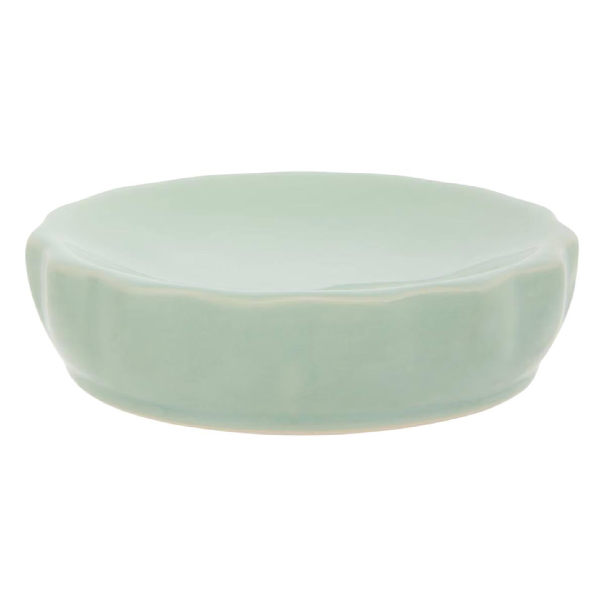 FIVE Porte savon en grès  suny colorama  11cm vert céladon