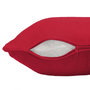 Voir la diapositive 2 : Paris Prix Housse de Coussin  Panama  40x40cm Rouge