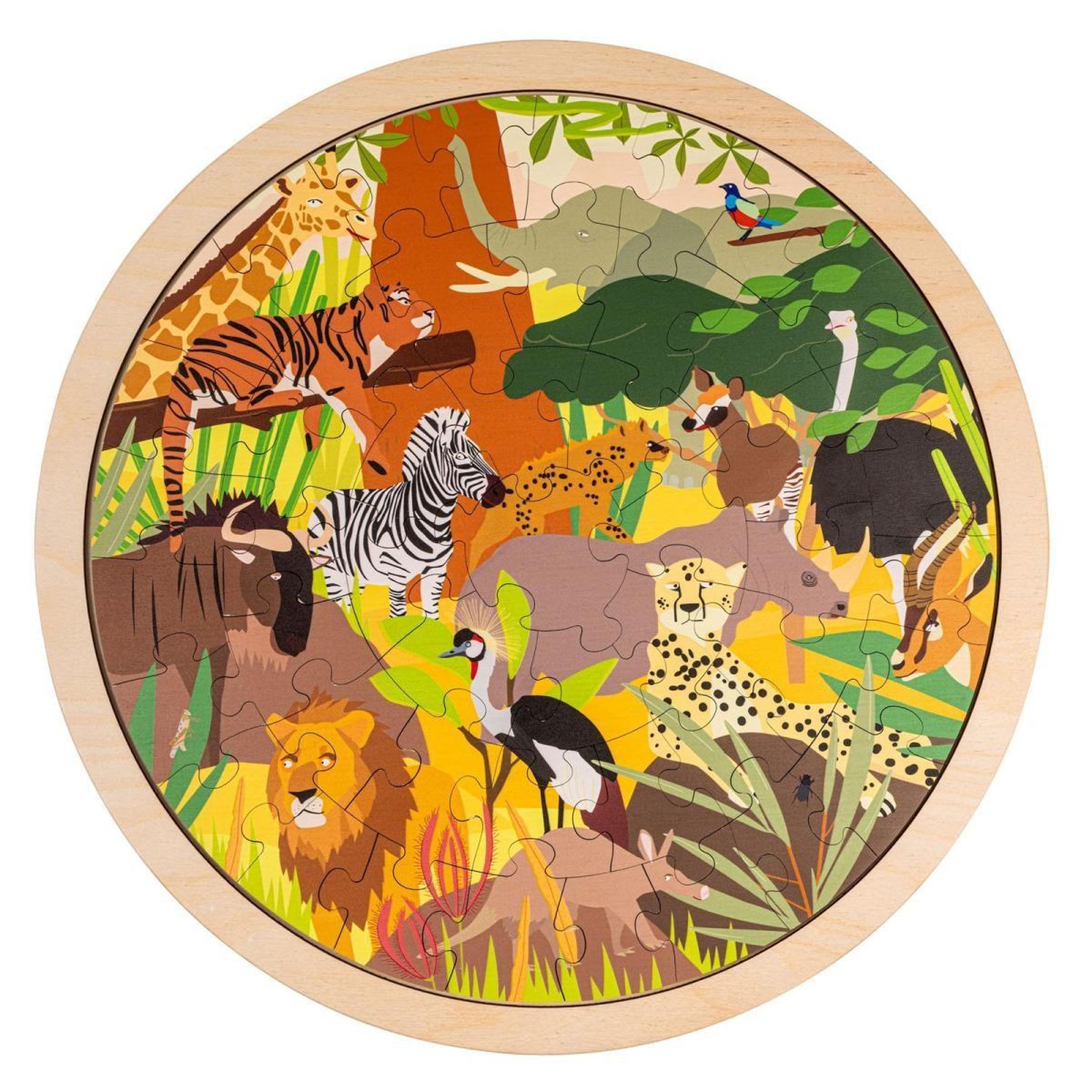 Puzzle Educo Natuurlijk Habitats Savane 49 Pièces - vue 2