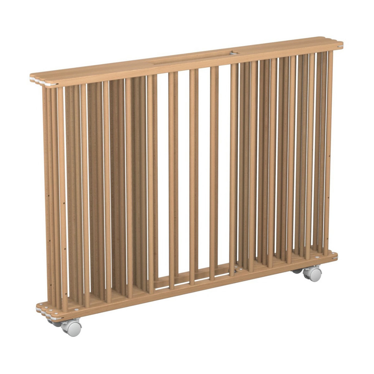 AT4 Parc en bois pliant Webaby naturel