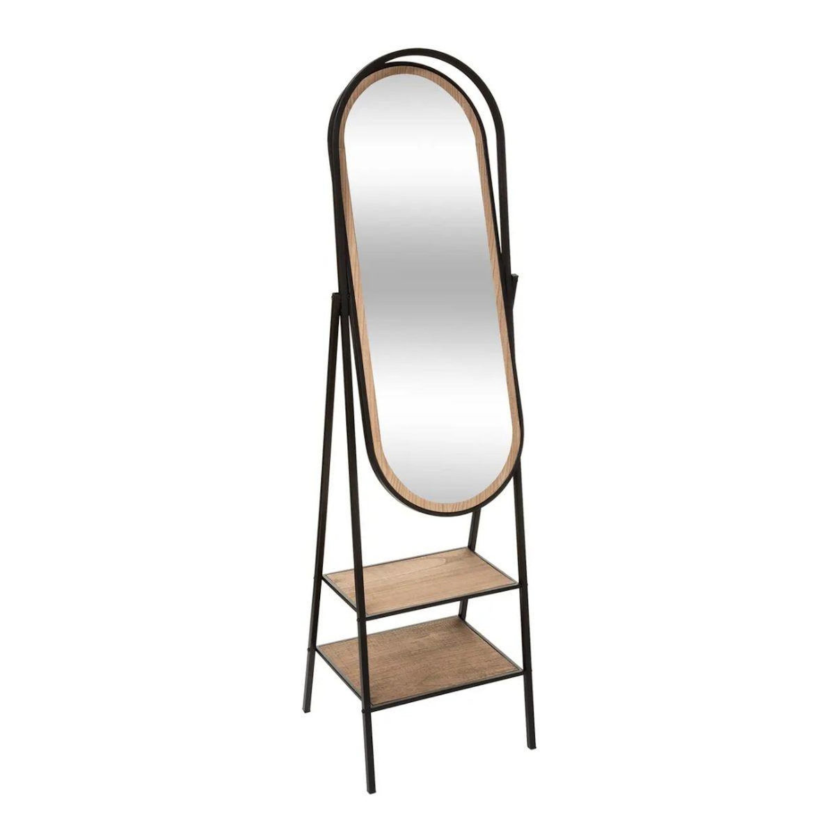ATMOSPHERA Miroir sur Pied  Maël  160cm Noir