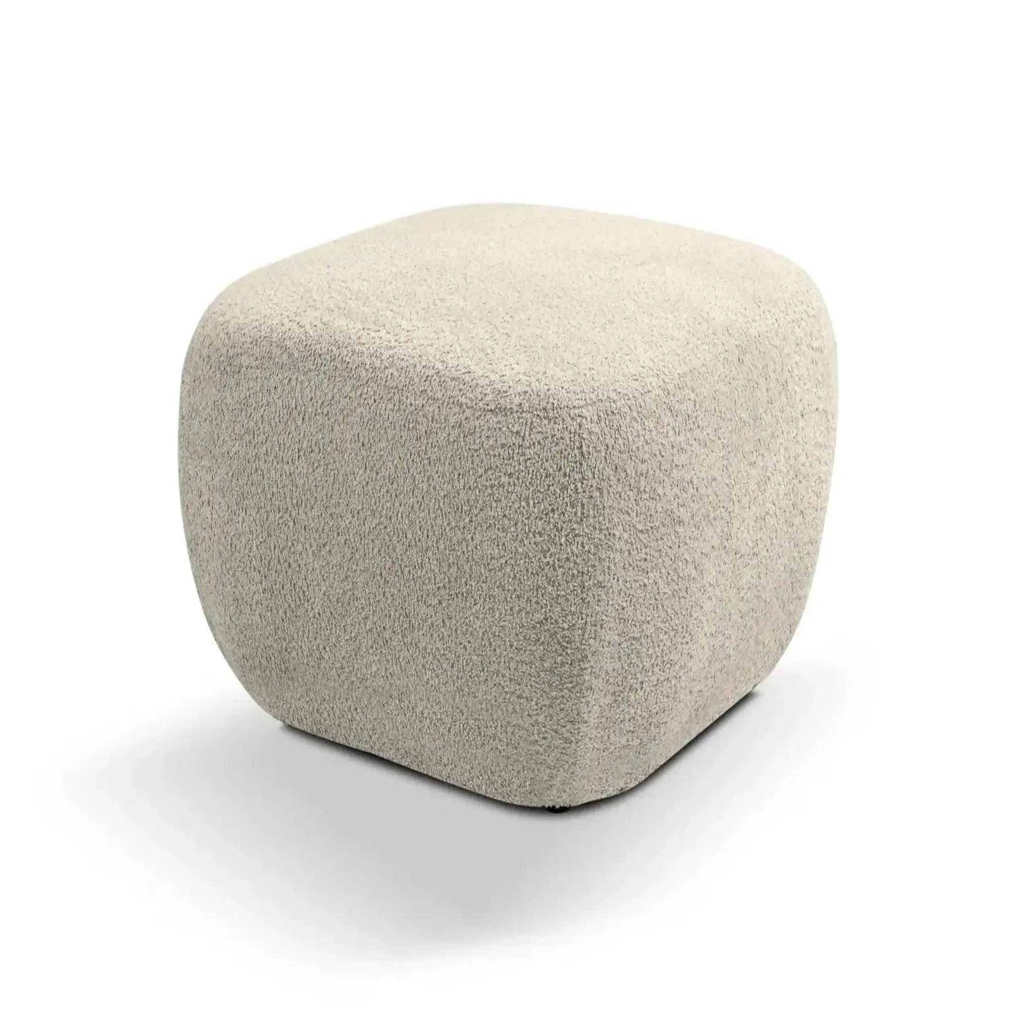 Voir la diapositive 6 : CASANOVA PARIS Santiago - pouf tissu bouclette