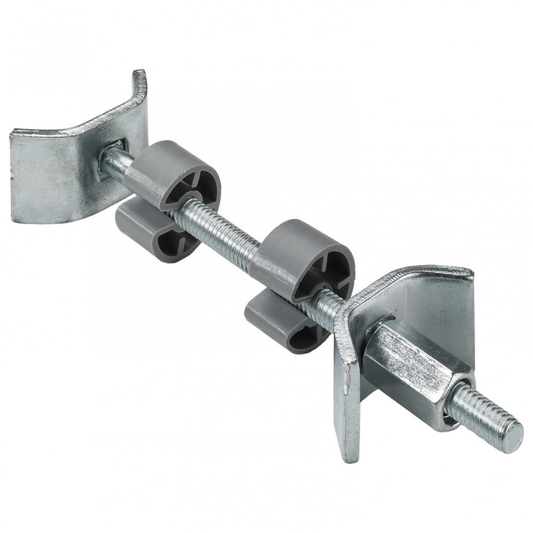 CENTRALE BRICO Lot de 2 raccords de plan de travail acier chromé HETTICH, l.100 mm