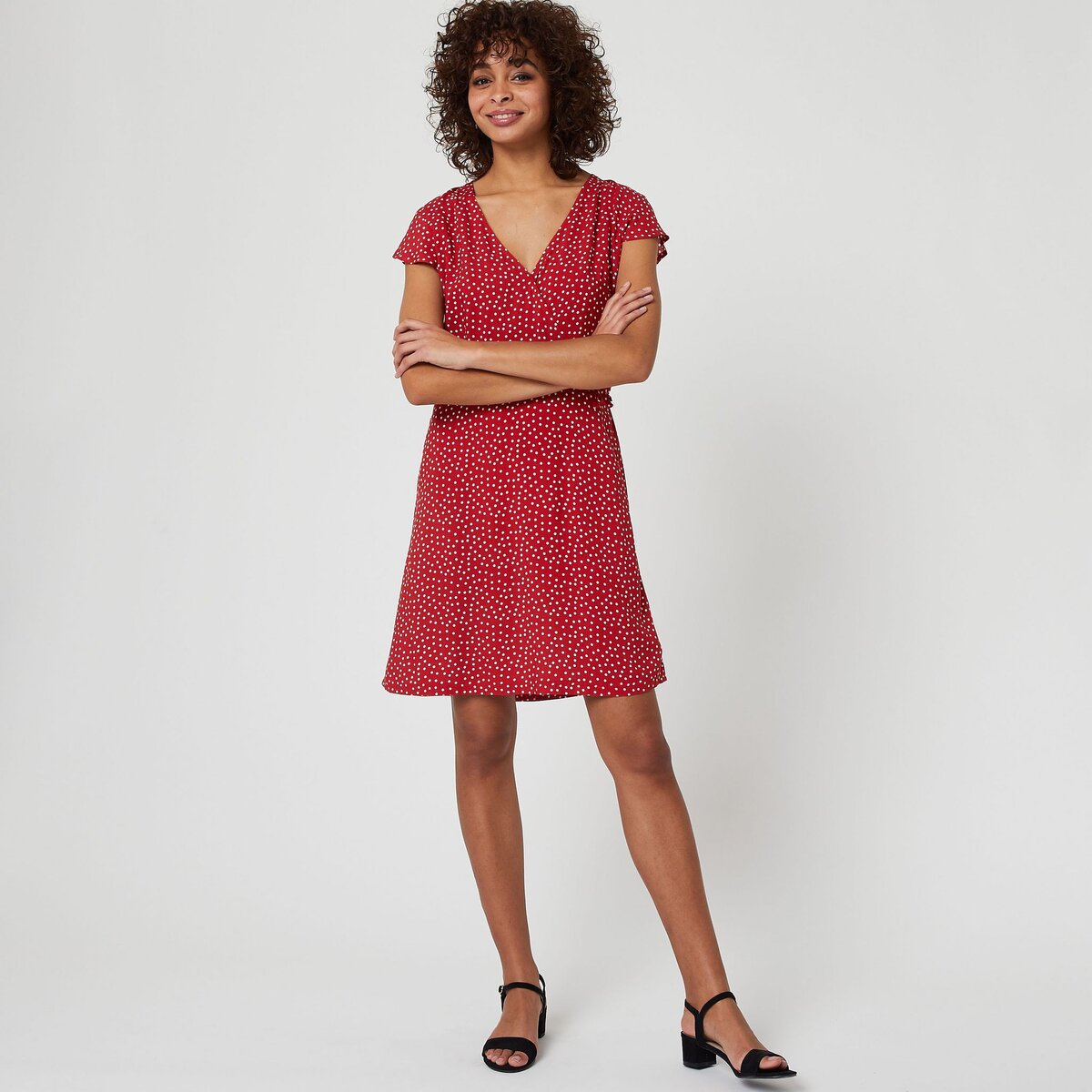 IN EXTENSO Robe femme Rouge taille 48 pas cher Auchan