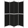 Voir la diapositive 4 : VIDAXL Cloison de separation 4 panneaux Noir 200x220 cm Tissu