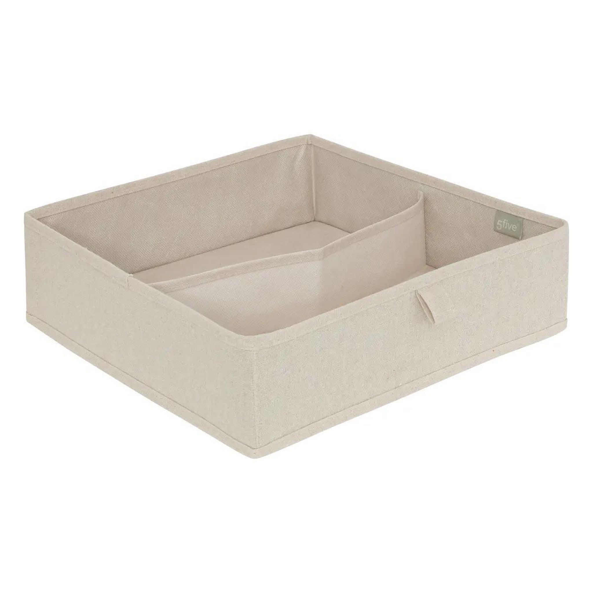 FIVE Rangement tiroir 2 compartiments  dressy  36cm beige