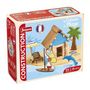 Voir la diapositive 1 : JeuJura La Cabane de Plage 55 Pieces - JEUJURA - Jeu de Construction en Bois Naturel, Tapis et Accessoires Inclus, 22x18,5x8,5 cm