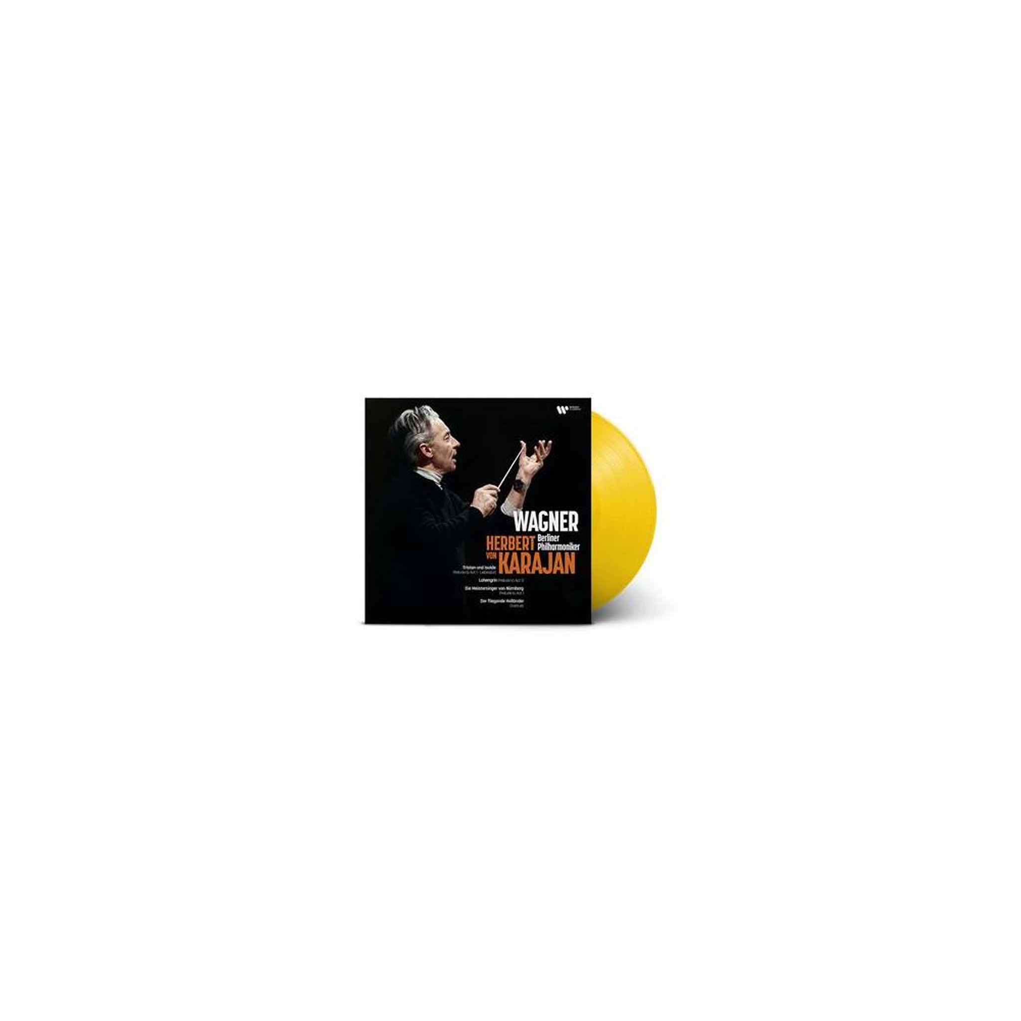 Album lp vinyle 33t jaune édition limitée « karajan conducts wagner » 180g (1 disque)