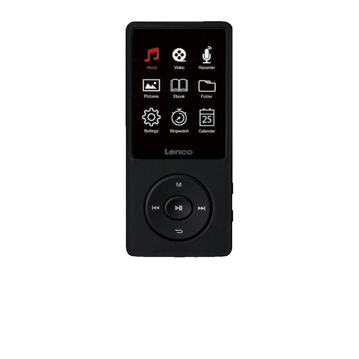 Lenco Lecteur MP3/MP4 Lenco Xemio-669BK, écran TFT LCD 2,4 pouces