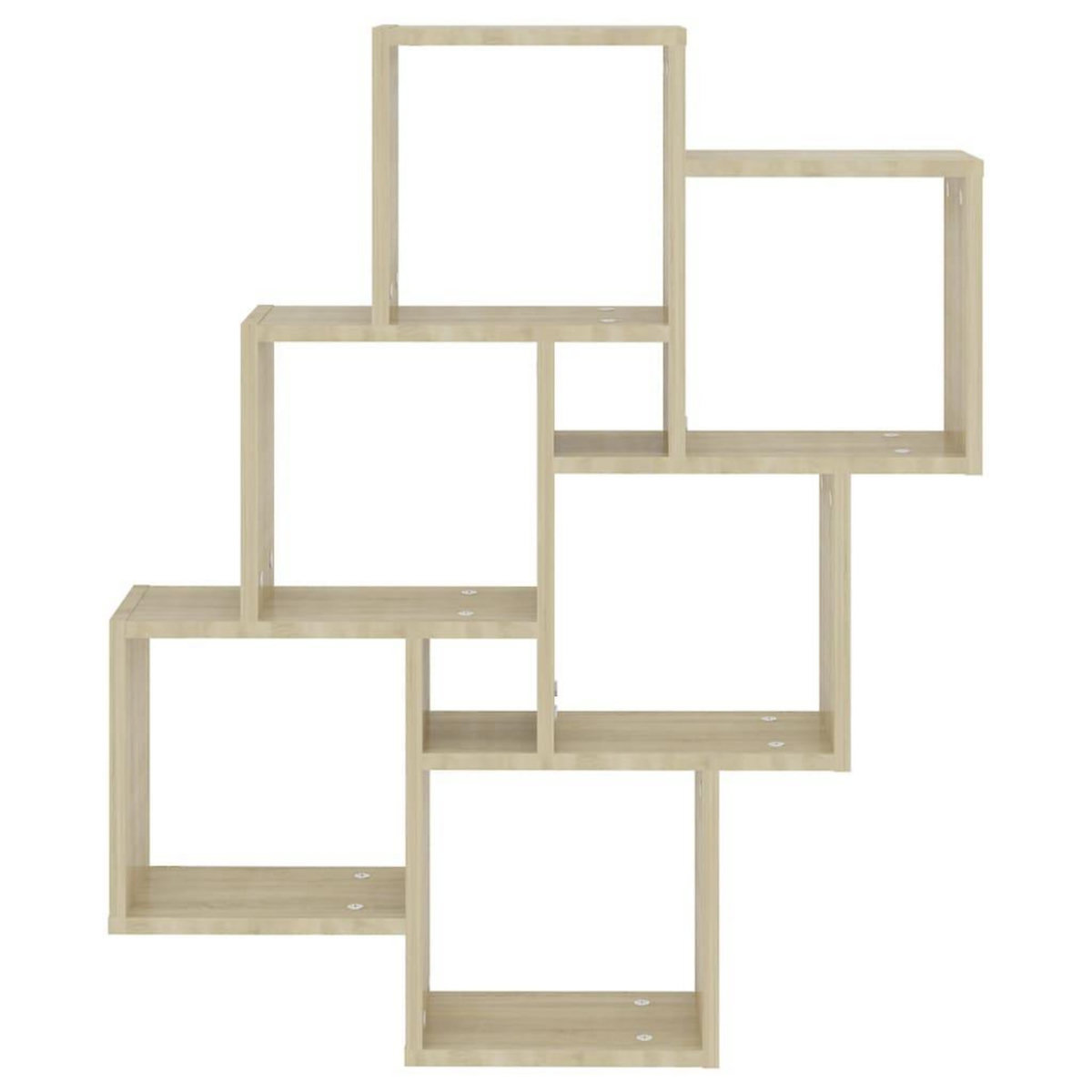 VIDAXL Etagere murale cube Chene sonoma 78x15x93 cm Bois d'ingenierie