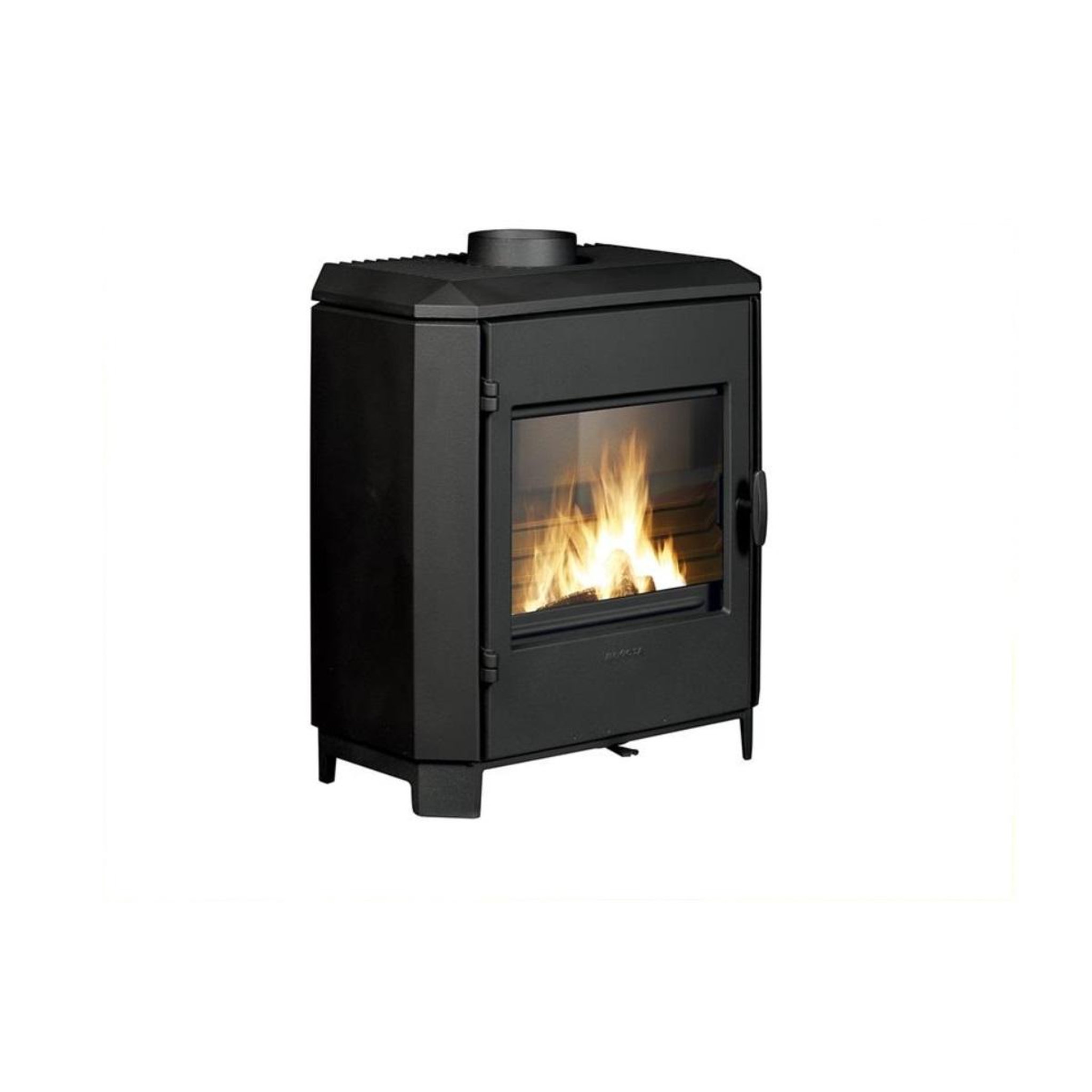 Voir la diapositive 3 : Invicta Pôele à bois fonte 8kw noir - P916244