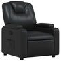 Voir la diapositive 2 : VIDAXL Fauteuil inclinable Noir Similicuir