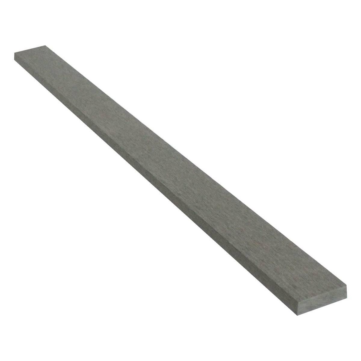 Habitat et Jardin Lot de 2 profilés de finition en composite - Long : 2,4m - Gris