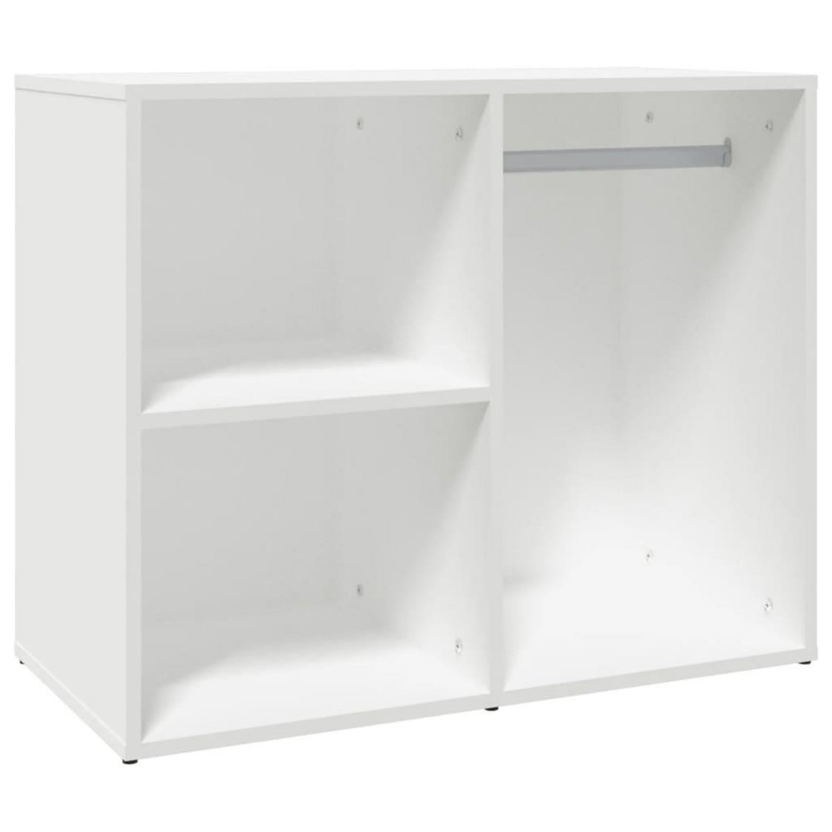 VIDAXL Armoire de dressing Blanc 80x40x65 cm Bois d'ingenierie