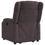 Voir la diapositive 5 : VIDAXL Fauteuil inclinable de massage Marron fonce Tissu