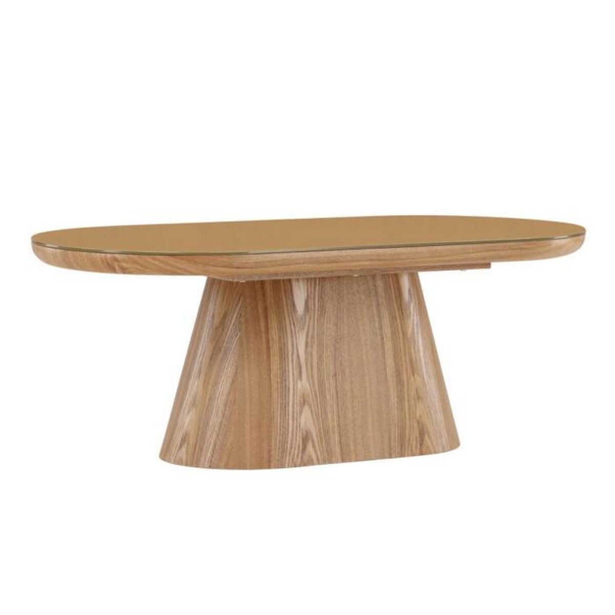 Paris Prix Table Basse en Verre  Castor  120cm Naturel