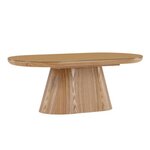 Paris Prix Table Basse en Verre  Castor  120cm Naturel