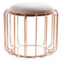 Voir la diapositive 1 : Paris Prix Pouf & Table d'Appoint  Comfortable  50cm Violet Clair & Rose