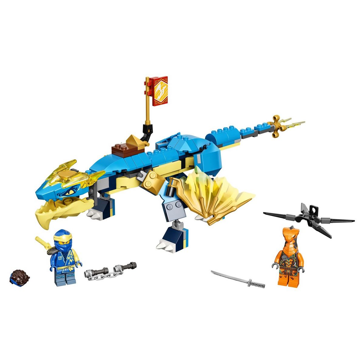 LEGO Ninjago 71760 - Le dragon du tonnerre de Jay - Évolution