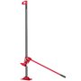 Voir la diapositive 1 : HOMCOM Cric farm jack charge max. 3000 Kg - hauteur de levage 11-135 cm - cric à crémaillère acier rouge noir