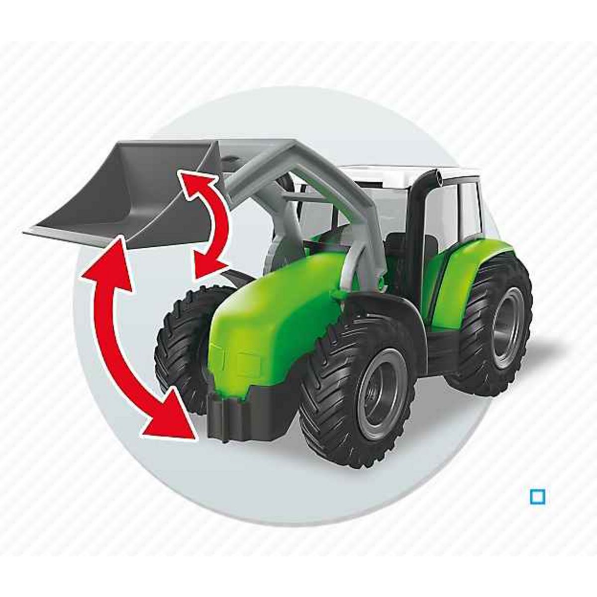 PLAYMOBIL 6130 - Country - Tracteur avec pelle et remorque