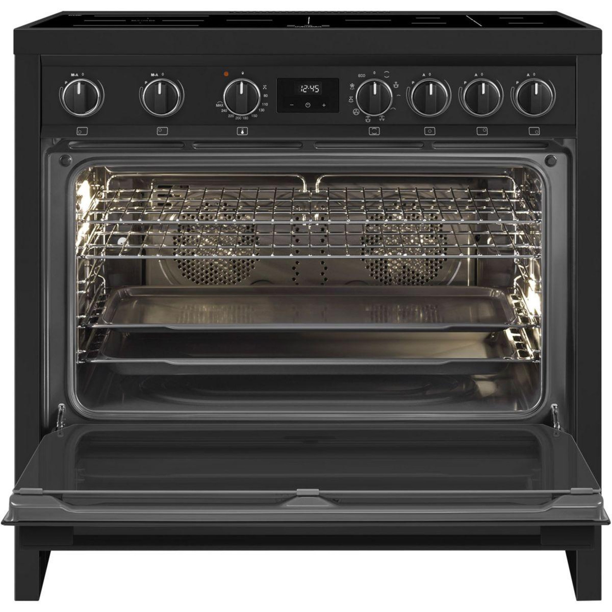 Voir la diapositive 2 : SMEG Piano de cuisson induction B95IMAN9