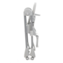 Voir la diapositive 6 : BEBELISSIMO Bebelissimo - Chaise haute évolutive bébé - Pliable - Compacte - Réglable hauteur - De 6 mois à 3 ans (15kg) - gris foncé - Bon Appetit