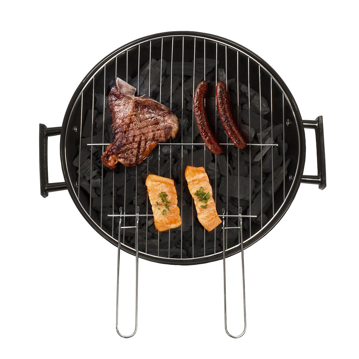 LIVOO Barbecue à charbon 41cm rouge/noir - doc172r