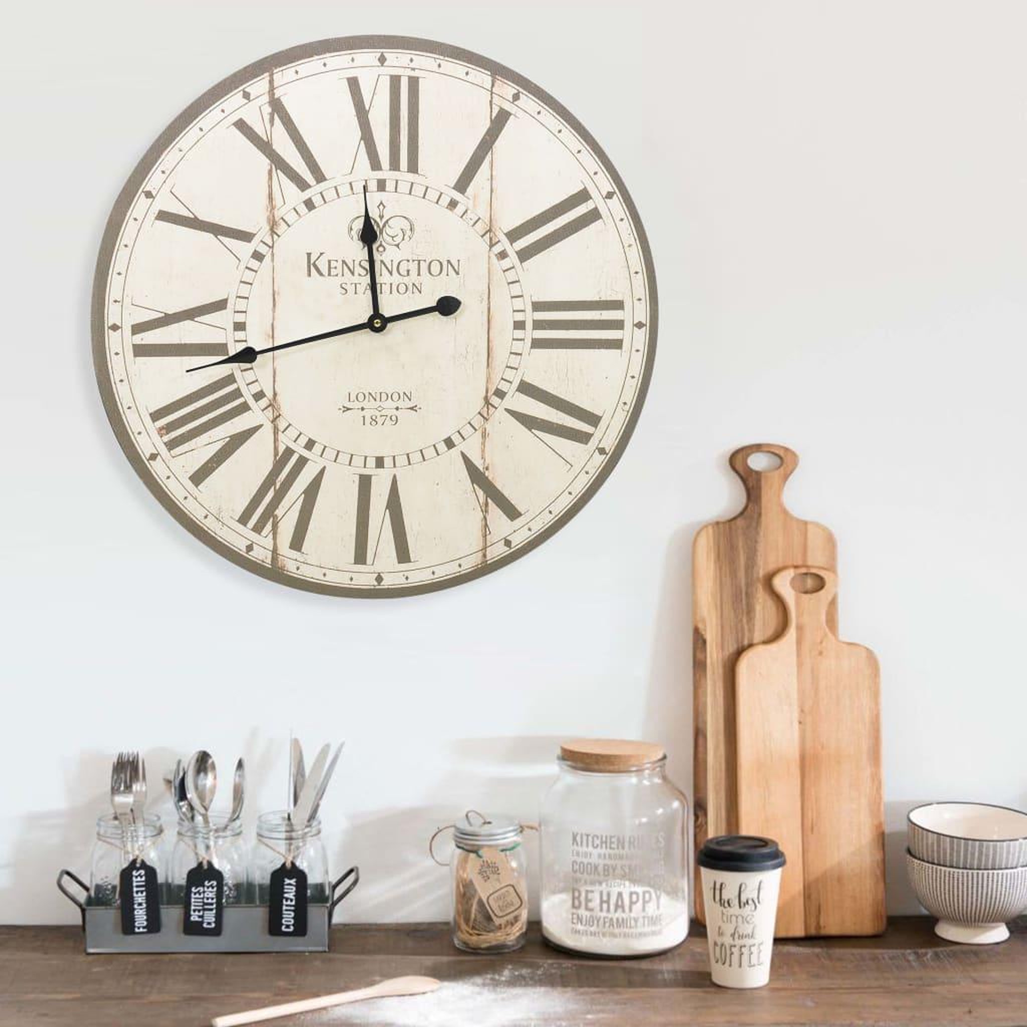 VIDAXL Horloge murale vintage Londres 60 cm