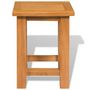 Voir la diapositive 2 : VIDAXL Table d'appoint 27 x 24 x 37 cm Bois de chene massif