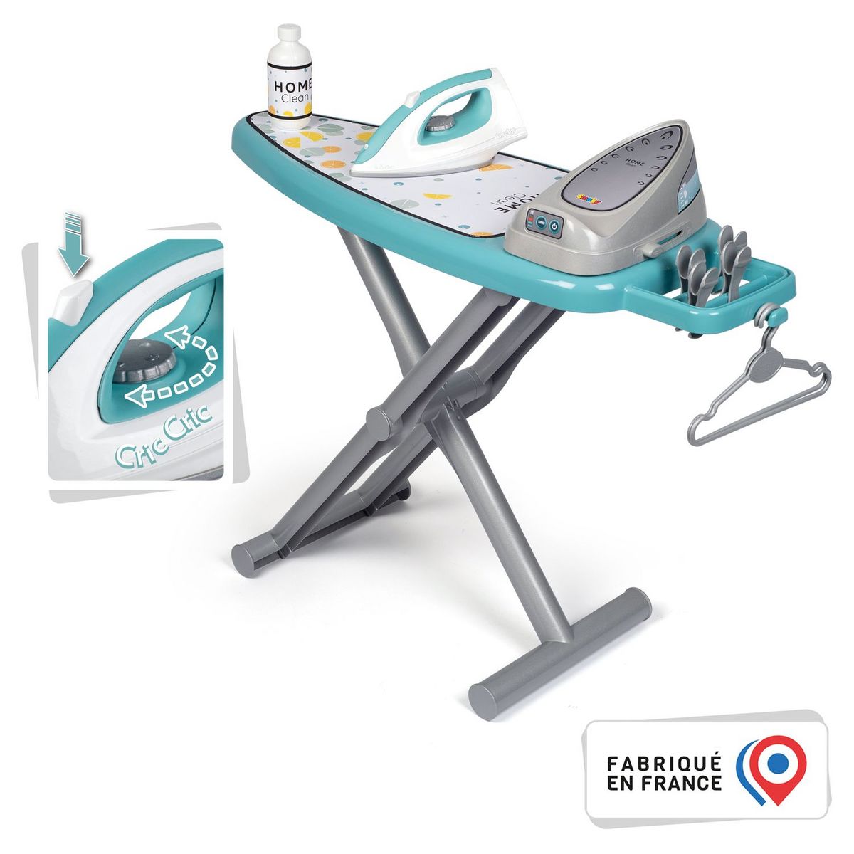 SMOBY Table à repasser + Centrale vapeur