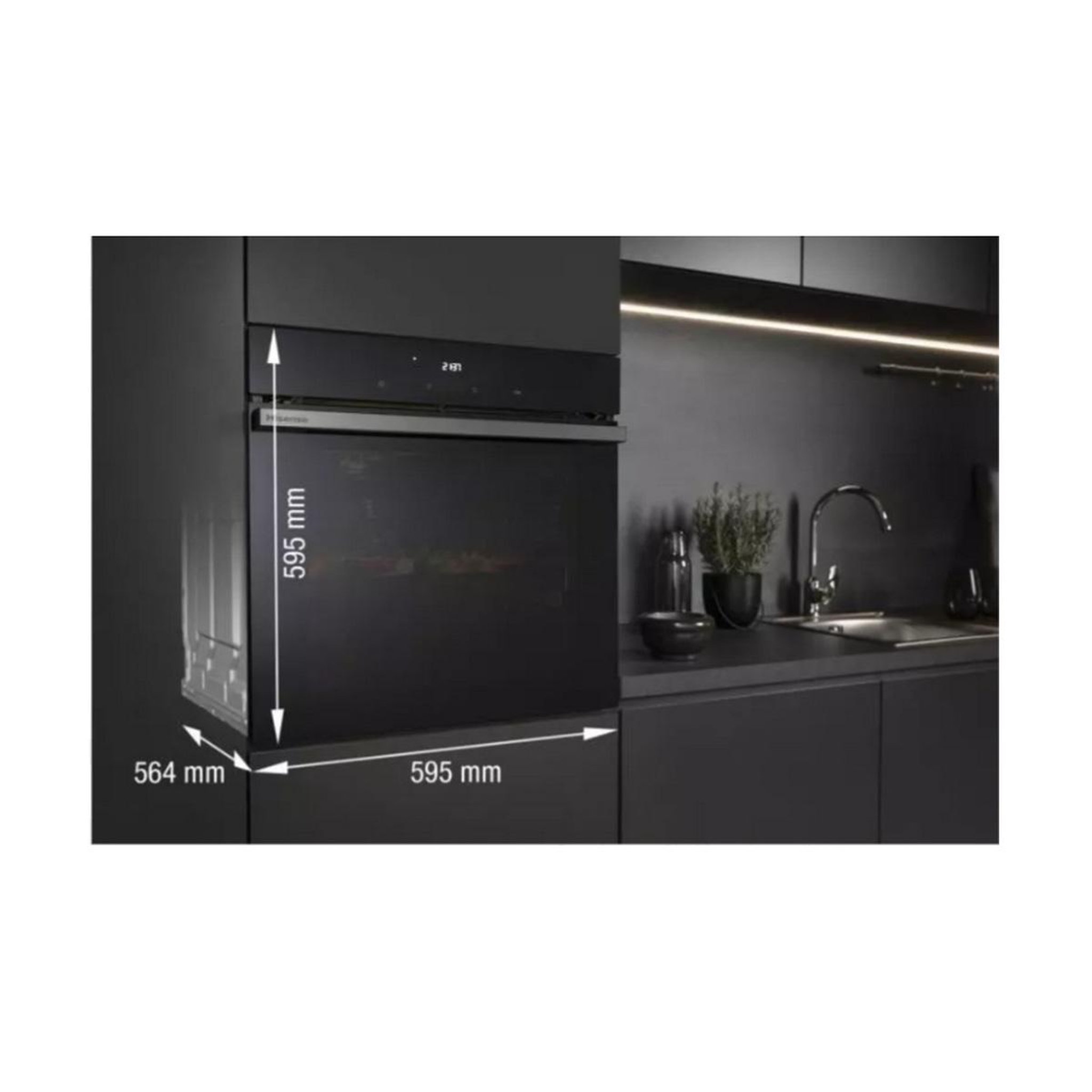 Voir la diapositive 5 : Hisense Four intégrable 59.4cm 77l 3500 w noir - ho66f