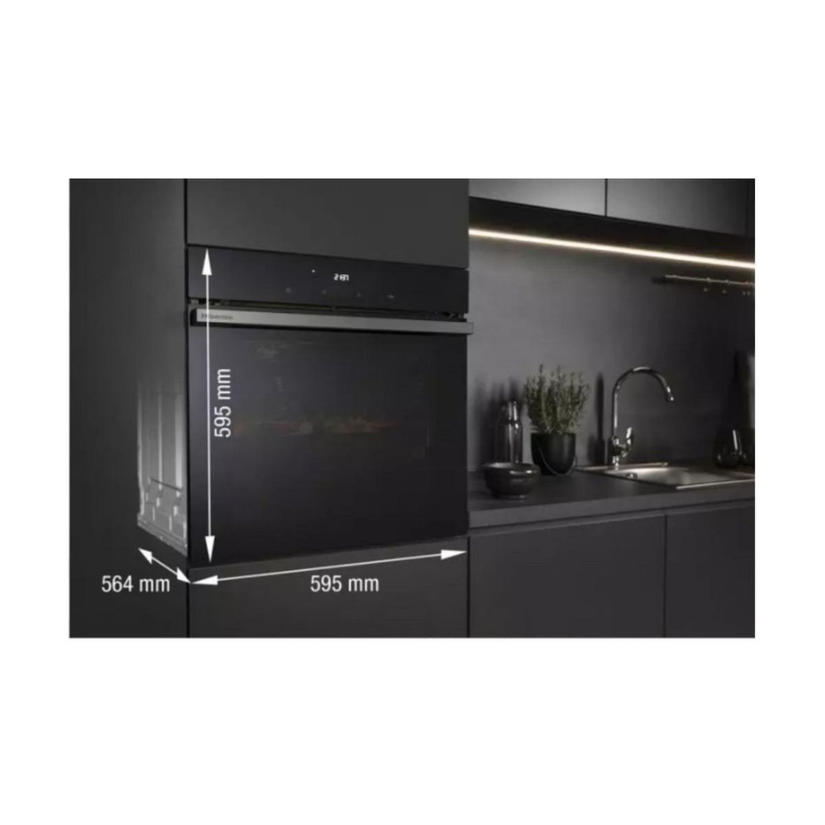 Hisense Four intégrable 59.4cm 77l 3500 w noir - HO66F