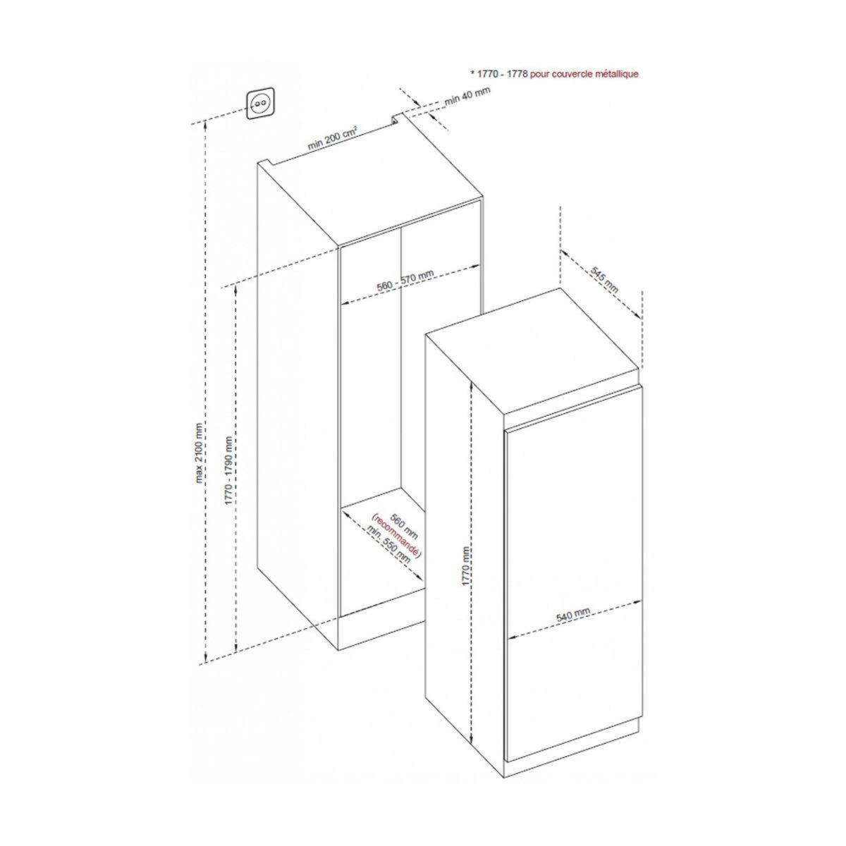 De Dietrich Congélateur encastrable DFU1781EN