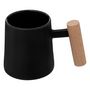 Voir la diapositive 2 : SECRET DE GOURMET Lot de 4 Tasses sur Rack  Tribecart  20cm Noir