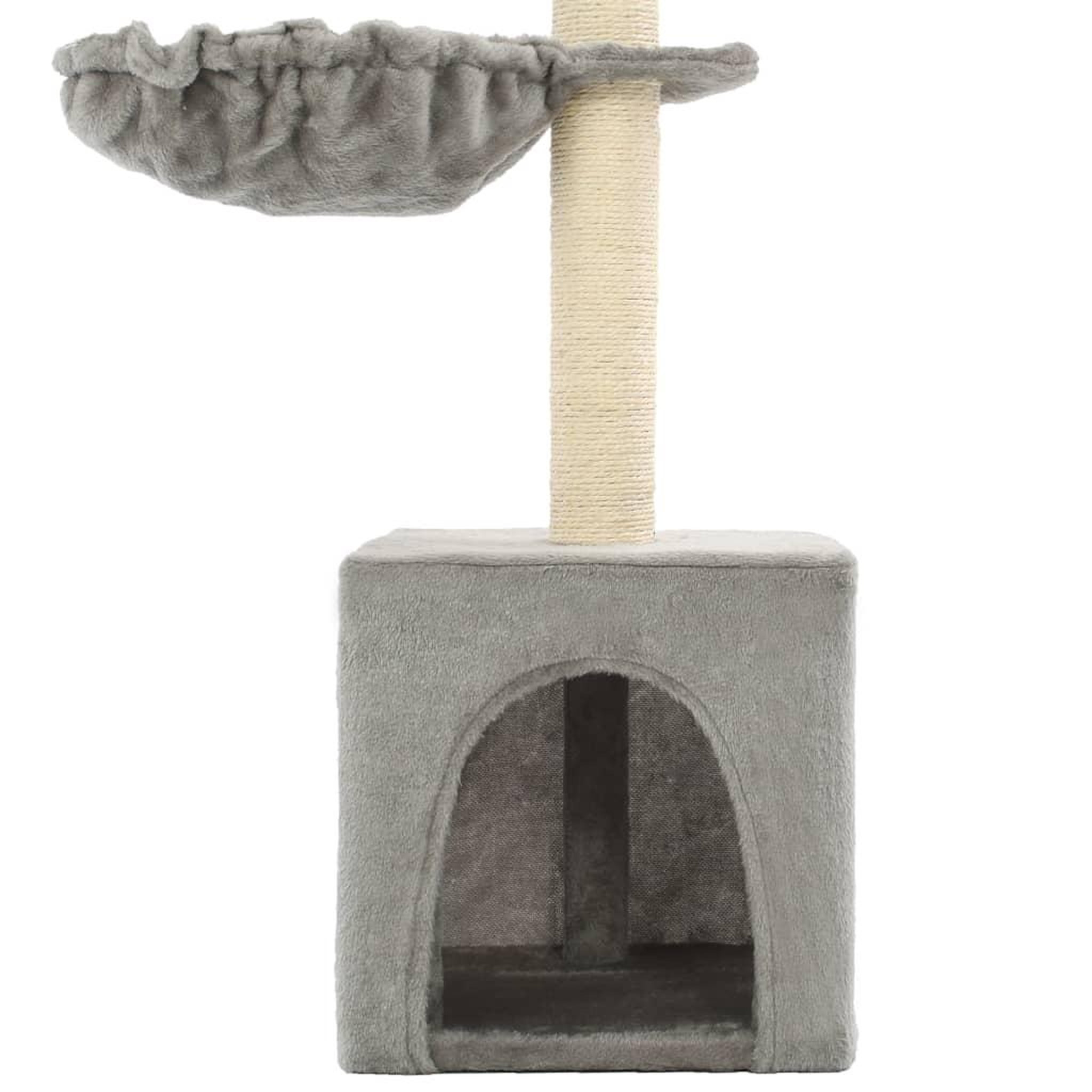 Voir la diapositive 5 : VIDAXL Arbre a chat avec griffoirs en sisal 105 cm Gris